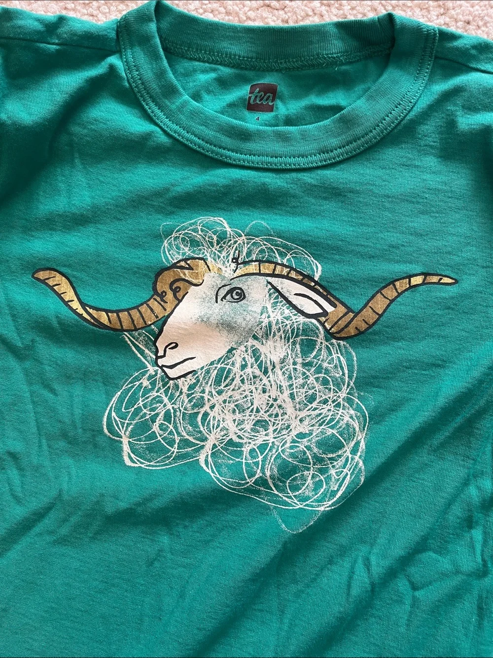 Layered goat tee